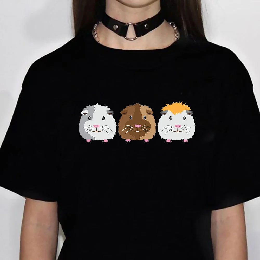Hedgehog top women anime streetwear graphic top female comic y2k clothes