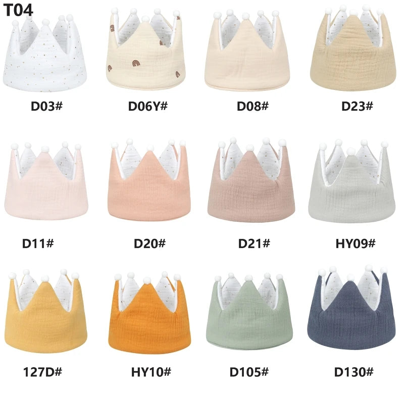 Baby Cotton Cloth Hat Cotton Newborn Headwear Infant Photography Props Headband Boys Girls Birthday Cap Gifts G99C