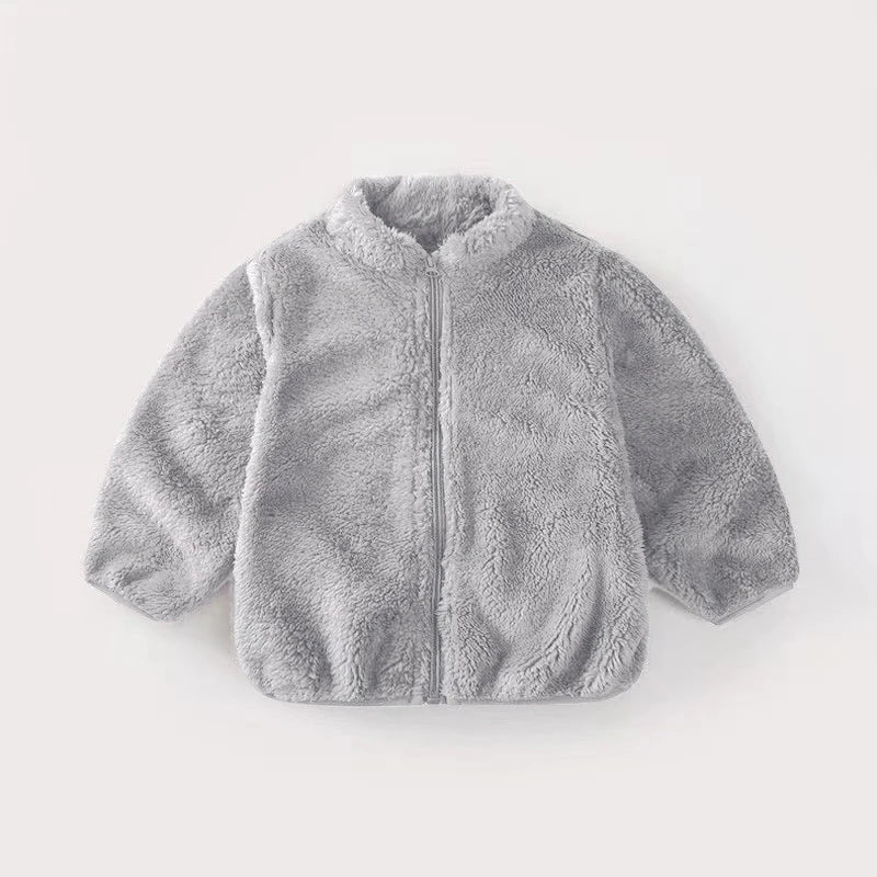 Ircomll Baby Boy Grils Clothes Lamb Fleece Cotton Jacket For Children Kids Clothing Toddler Coat For Boys And Girls Warm Jacket