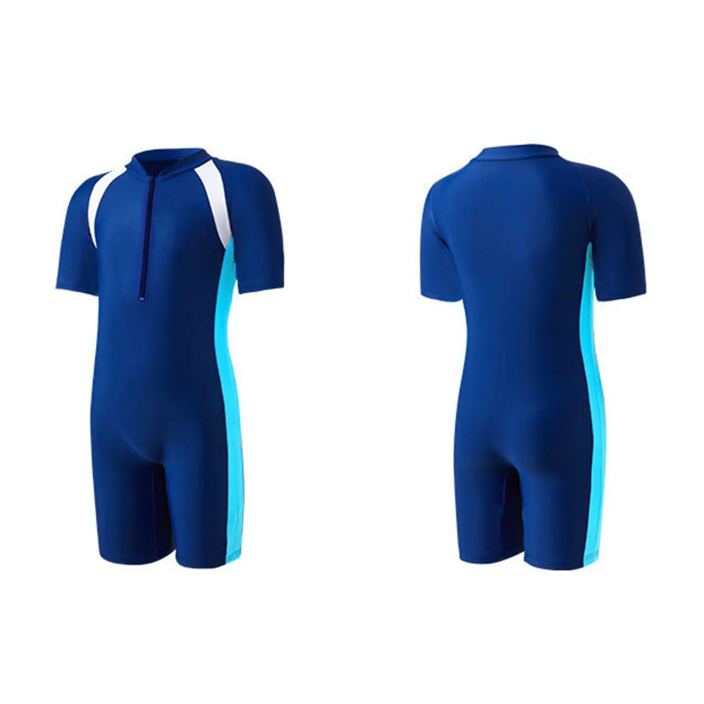 Girls And Boys 1 Piece Swimsuit Kid Water Sport Short Swimsuit Bathing Suits Boys Swimming Set 4t