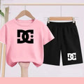 Ensembles d'été Enfants 3-13 Ans Imprimé Mignon T-shirt Sport Manches Courtes + Shorts Décontractés Garçons Filles Tenues Cadeau