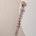 Silicone Pacifier Clip Baby Cartoon Bear Paw Cute Pacifier Chain for Newborn Teething Soother Dummy Clips Beaded