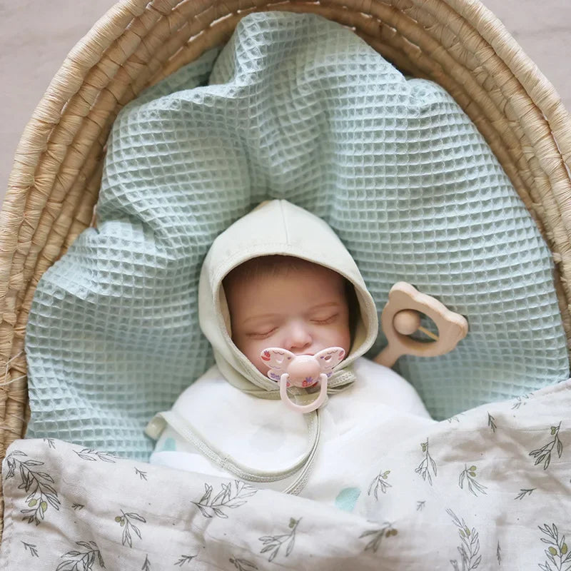 Tassel Baby Blankets Newborn Waffle Cotton Baby Swaddle Blanket New Born Stroller Blanket Bedding Items Infant Nap Bed Cover