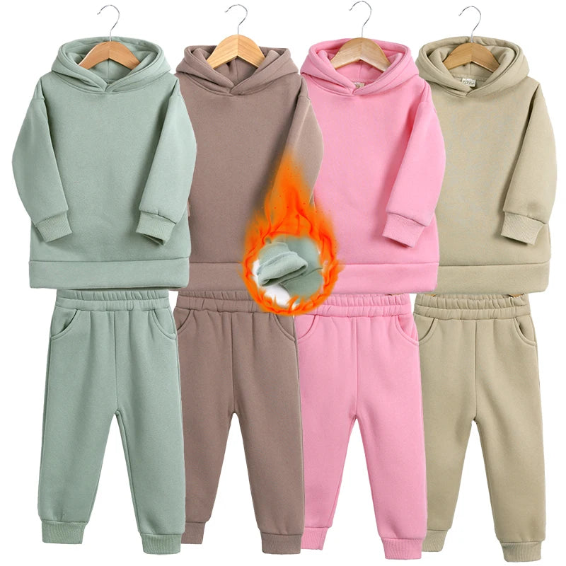 New Arrival Sport Suit for Boys Clothing Set Casual Warm Hoodie Long Sleeve Tops Pant Clothes For Kids Outfits Tracksuit 2 Pcs