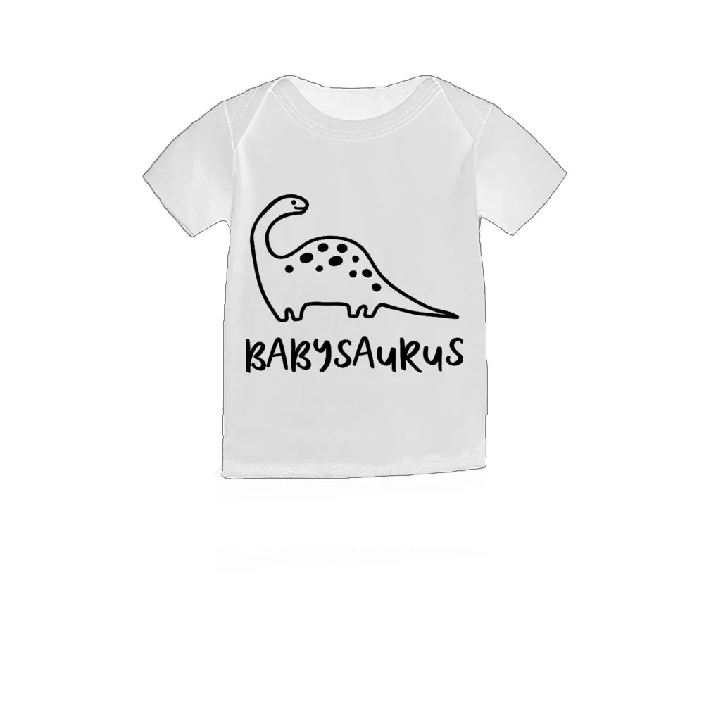 Dinosaur Family Shirts Mommy Daddy Shirt Baby Bodysuits Family Matching Outfits Short Sleeve Family Tshirt Family Gift Shirt