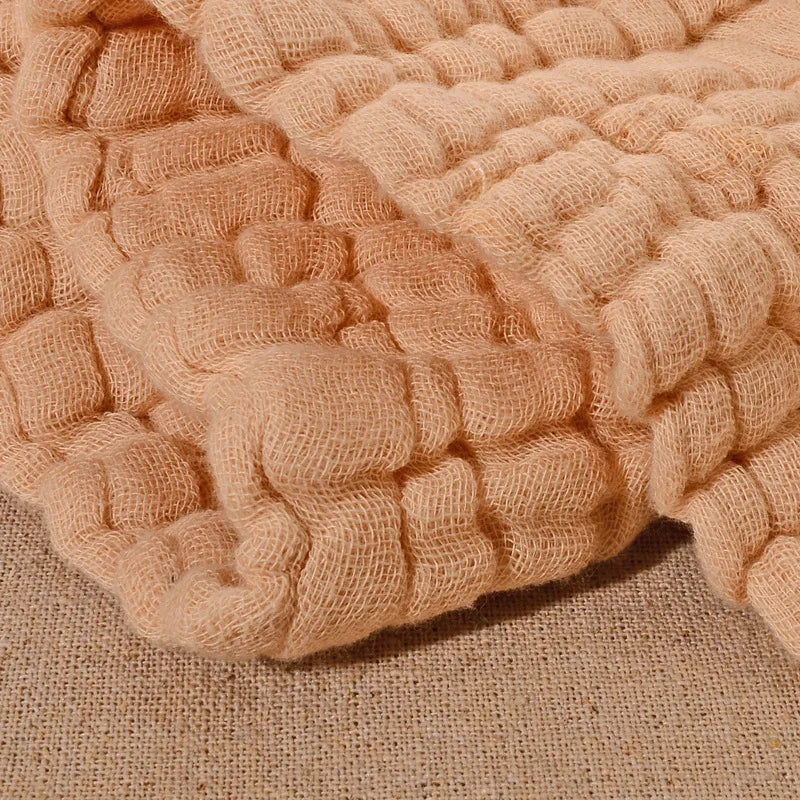 6 Layers Muslin Swaddle Baby Blankets Newborn Cotton Baby Blanket Bath Quilt Solid Newborn Swaddle Baby Boy Girl Blanket