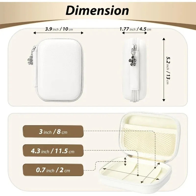 For Earphone Data Storage Bag Cable Organizer Bags Mini Gadgets Portable Charger U Disk Mini Camera Storage Case