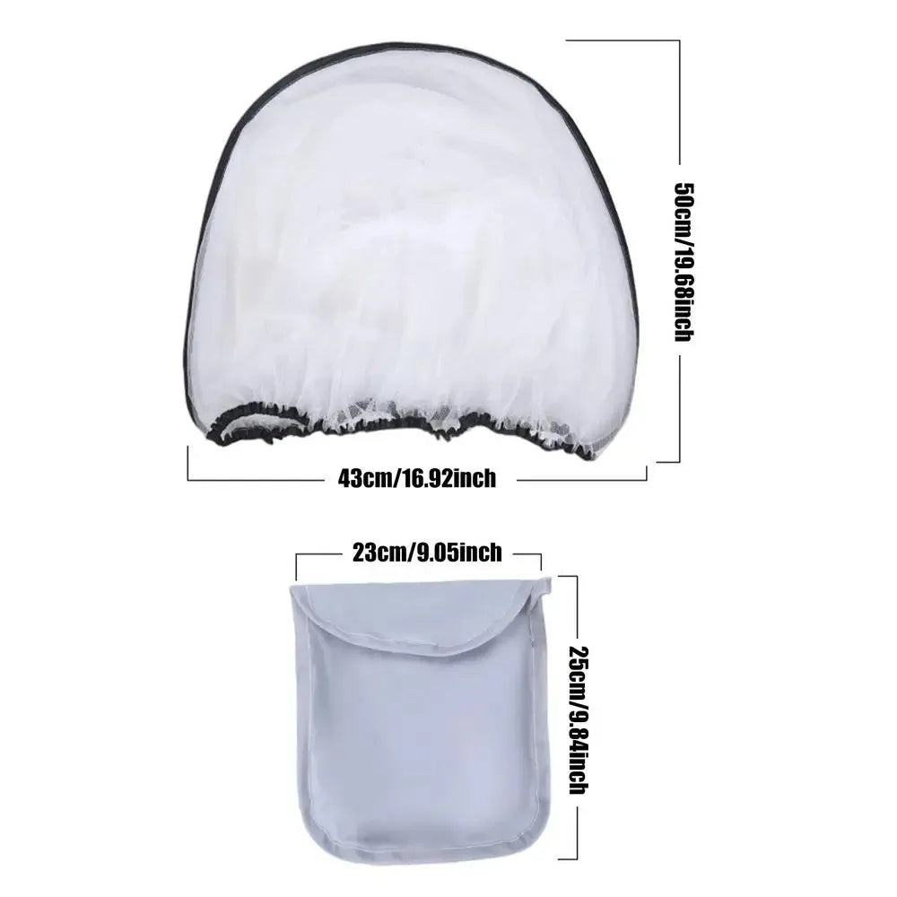 Baby Stroller Basket Mosquito Net Newborn Breathable Mesh Net for Cart Insect Netting Carrier Car Seat Carriage Cradles Cover
