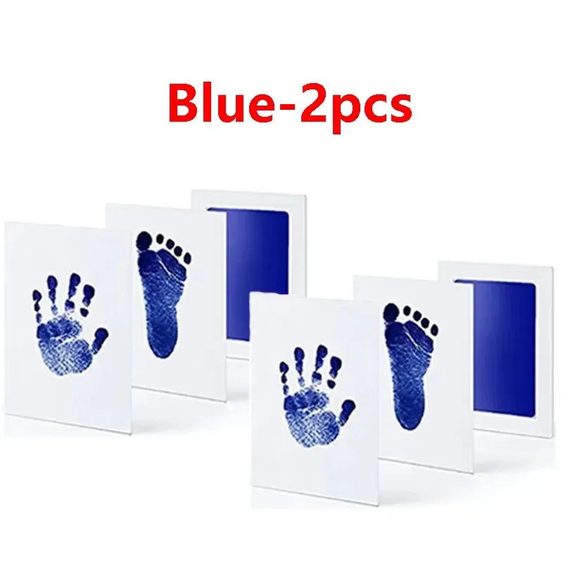 Environmental-friendly Baby Care Non-Toxic Baby Handprint Footprint Imprint Kit Baby Souvenirs Casting Newborn Footprint inkpad