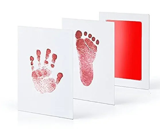 Environmental-friendly Baby Care Non-Toxic Baby Handprint Footprint Imprint Kit Baby Souvenirs Casting Newborn Footprint inkpad