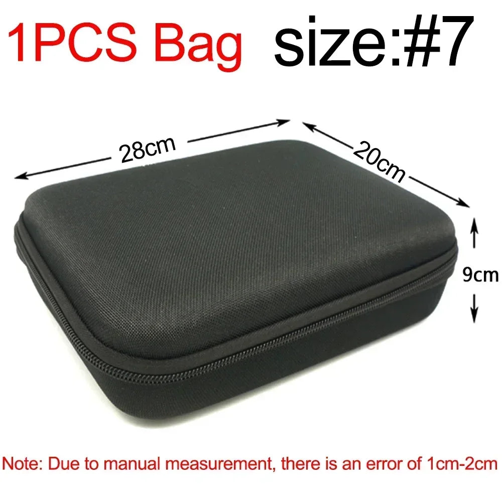 7Kinds Size Storage Bag Portable EVA Zipper Bag Travel Organizer Case Accessories Waterproof Outdoor Bags Cosmetics Tool Bag
