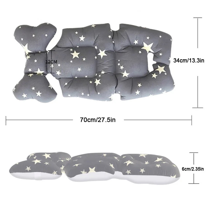 Baby Stroller Seat Pad Car Seat Insert Liner Cotton Cushion Universal for Baby Carriage Pram Cart Mattress Stroller Accessories
