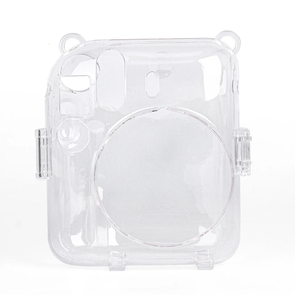 Mini Camera Case PC Crystal Protective Shell Transparent Protective Sleeve for Fujifilm Instax Mini 12 for Camera Instax Mini12