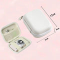 1Pc Mini CCD Digital Camera Storage Bag, Protective Case with Mesh Pocket for Memory Cards & Small Accessories