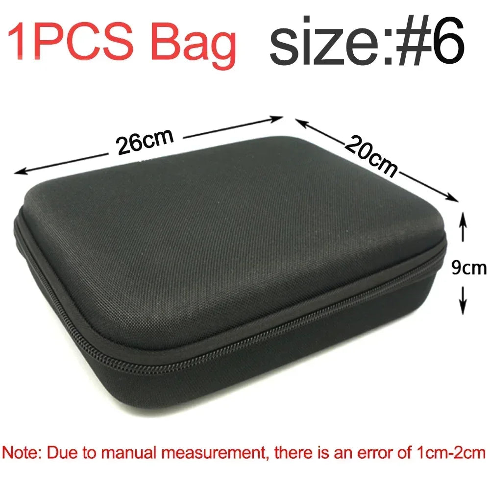 7Kinds Size Storage Bag Portable EVA Zipper Bag Travel Organizer Case Accessories Waterproof Outdoor Bags Cosmetics Tool Bag