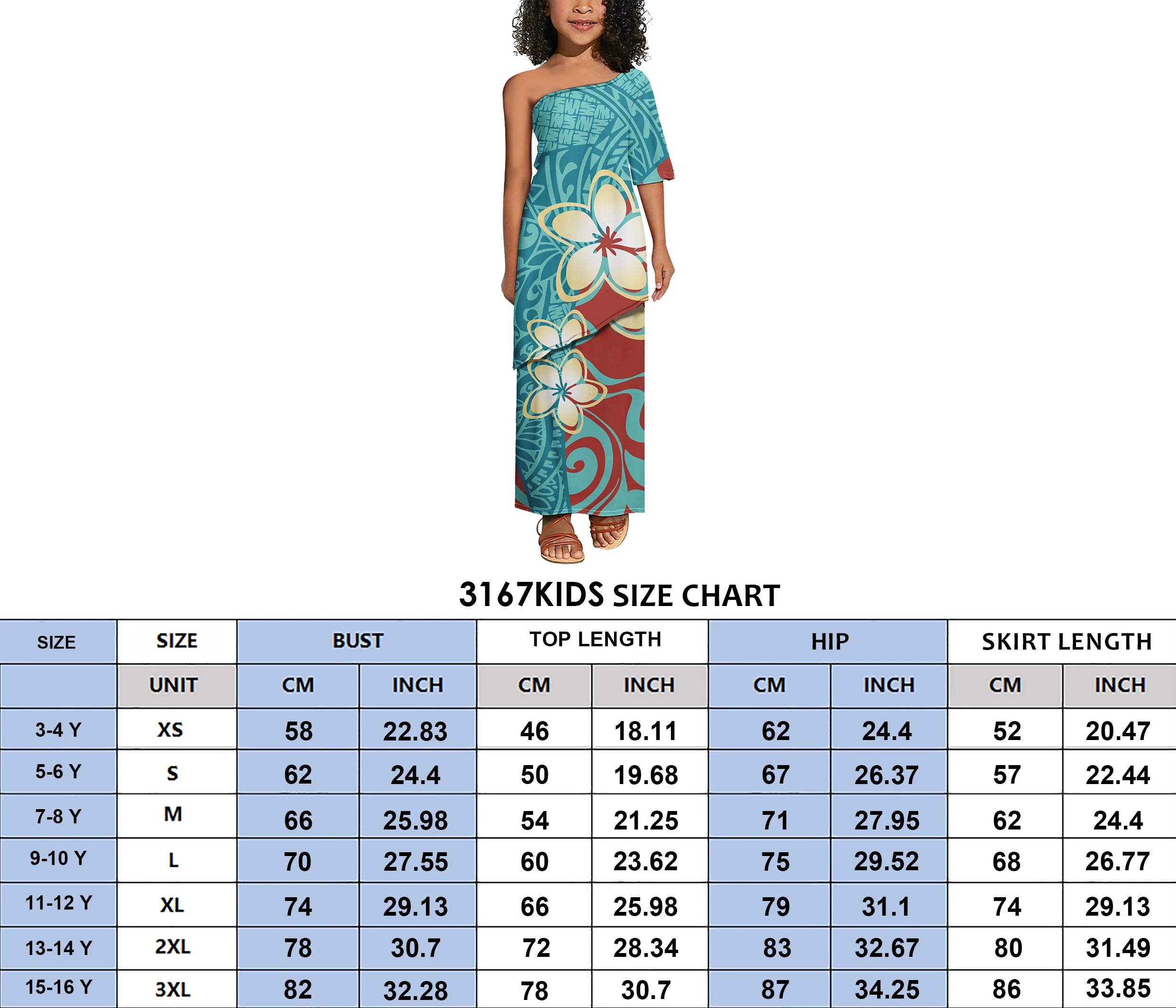 Low Price Wholesale Custom Polynesian Design Family Matching Clothing Two Piece Sets Samoan Puletasi Mommy And Me Dress