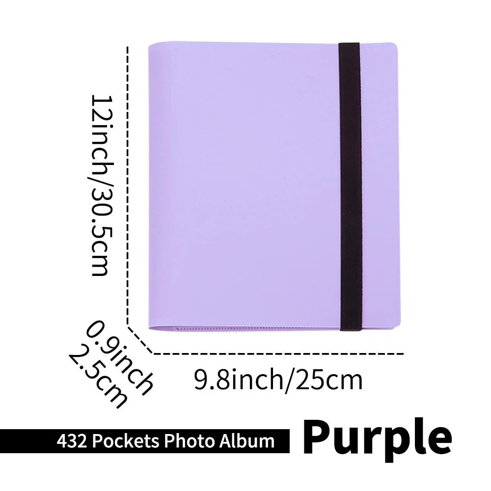 1pc , 432 Pockets Photo Album for Fujifilm Instax Mini 12 11 9 Evo 90 70 40 8 7 LiPlay Instant Camera
