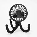 Octopus Baby Stroller Fan USB Charging Fan Mobile Phone Holder 3 Speeds Portable Mini Fan Silent Clip on Fan for Home Outdoor
