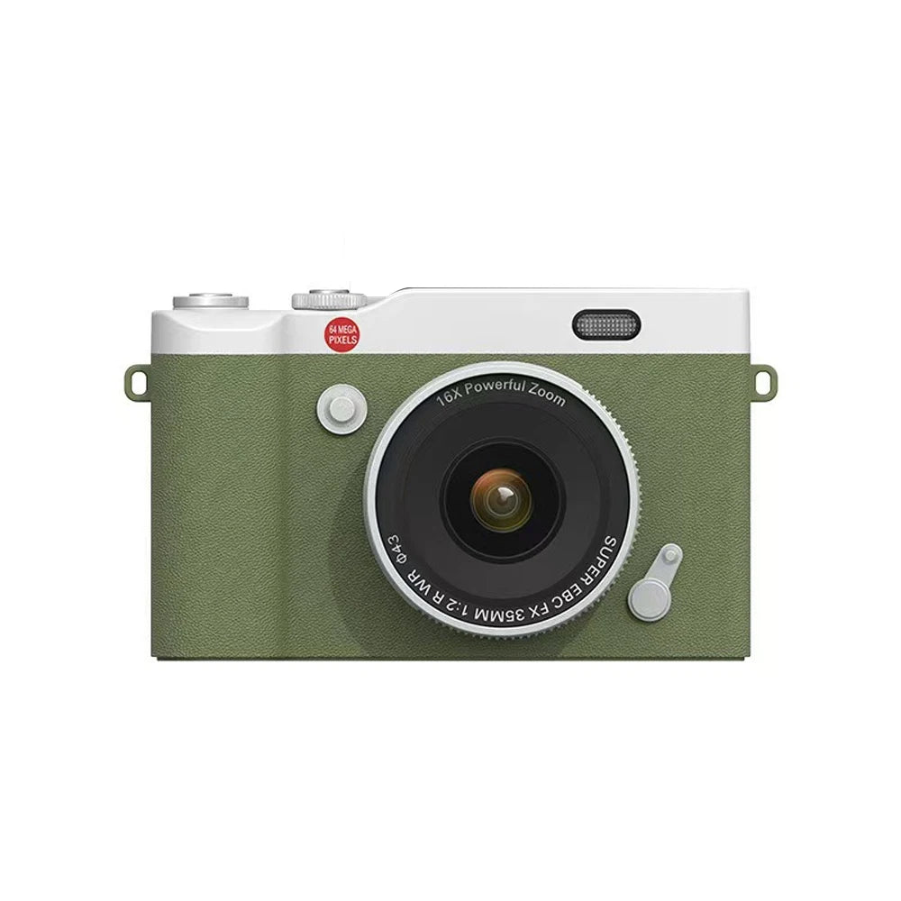 Magecam Compact Digital Camera 180° Flip 2.4'' Screen CCD Digital Camera HD Retro Camera Outdoor Travel Photo Recorder Gift