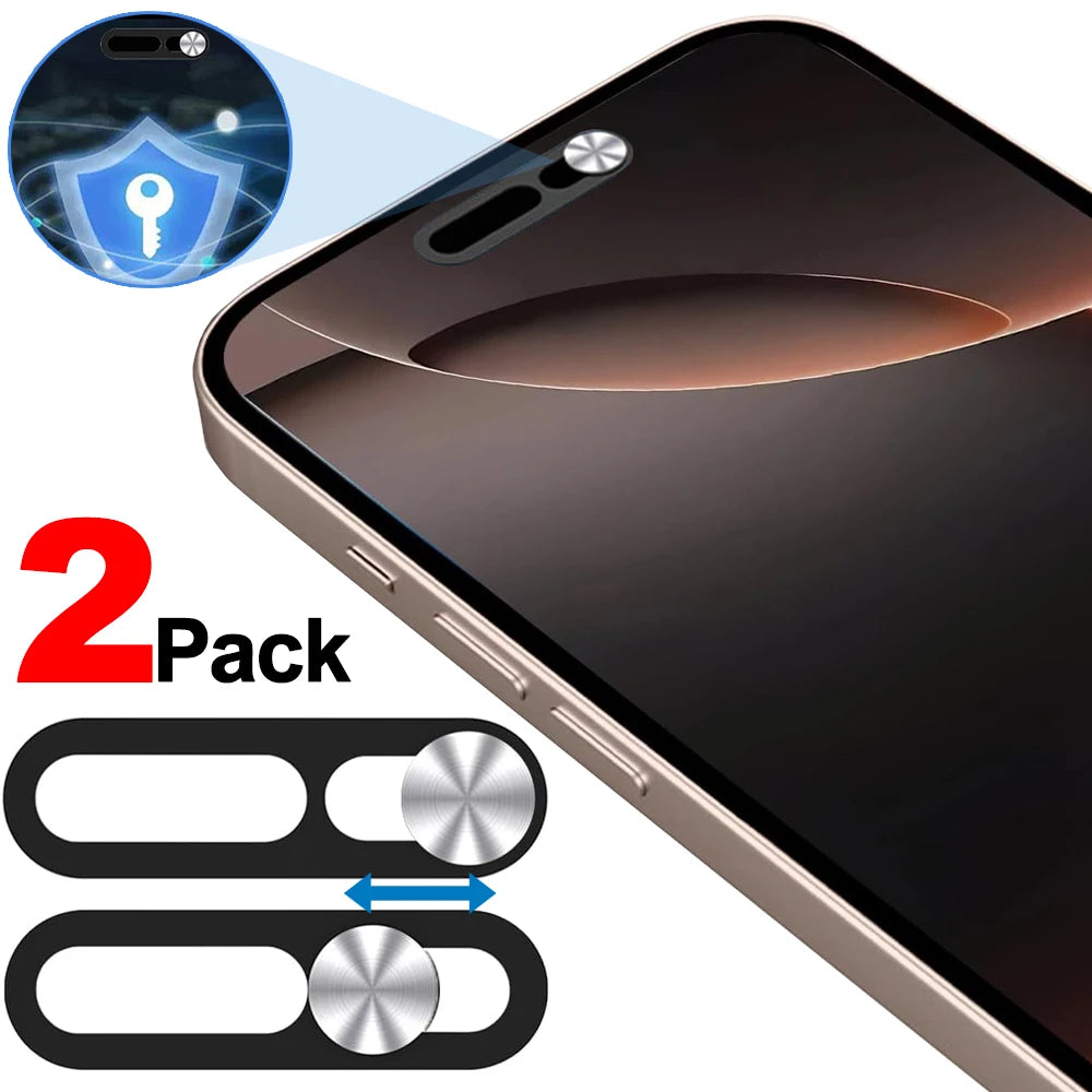 Designed for IPhone 16/15/14 Privacy Front Camera Cover Security Web Cam Privacy Blocker for IPhone 16Pro Camera Security Slide