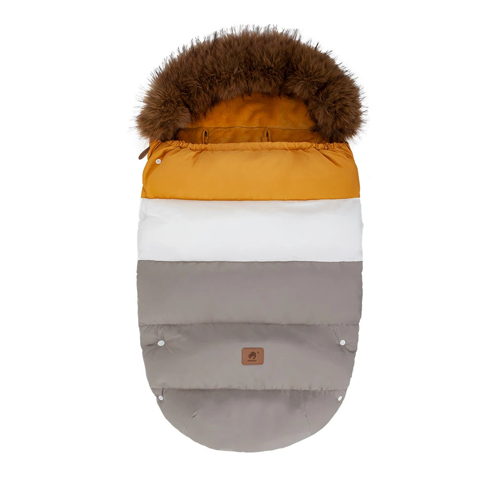 Winter Baby Stroller Footmuff 0-36 Months Windproof Warm Envelope For Universal Pram Outside Travel Baby Stroller Accessories