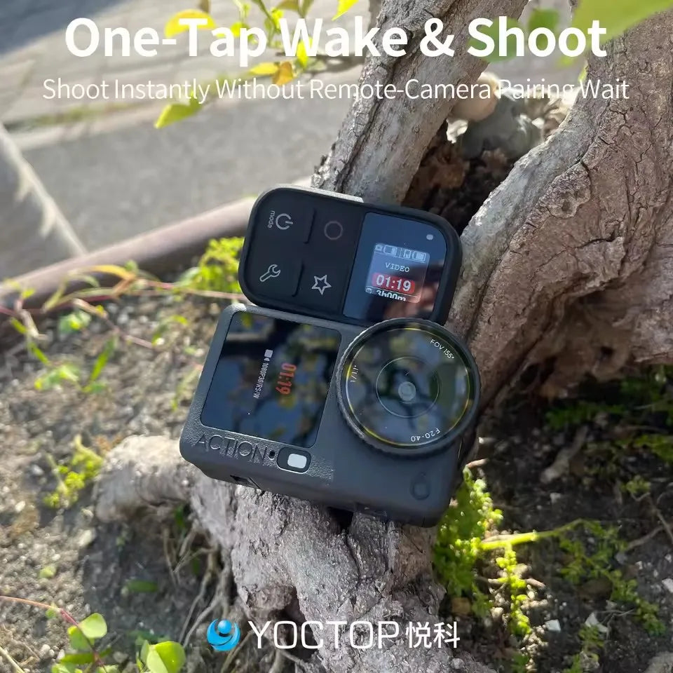 YOCTOP Bluetooth remote For insta360/DJI high-level waterproofing 60-hour battery life