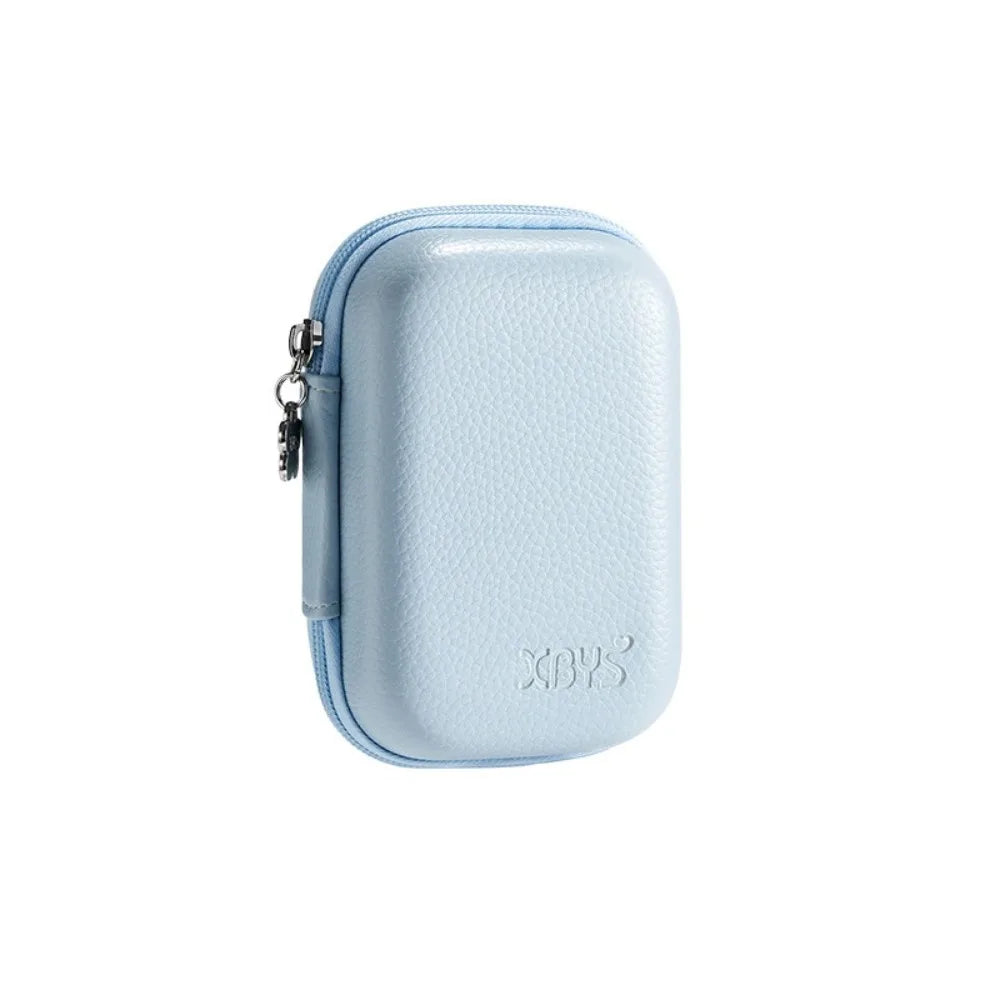 PU Leather Digital Camera Case Hard Shell Shockproof Cameras Storage Holder Zipper Pouch Waterproof Camera Carrying Bag