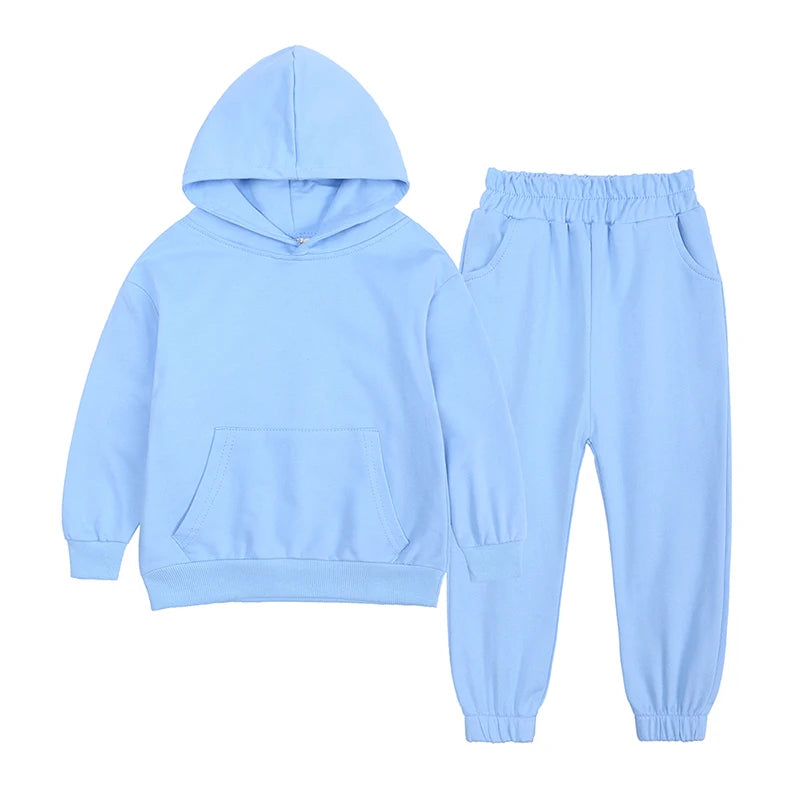 New Arrival Sport Suit for Boys Clothing Set Casual Warm Hoodie Long Sleeve Tops Pant Clothes For Kids Outfits Tracksuit 2 Pcs