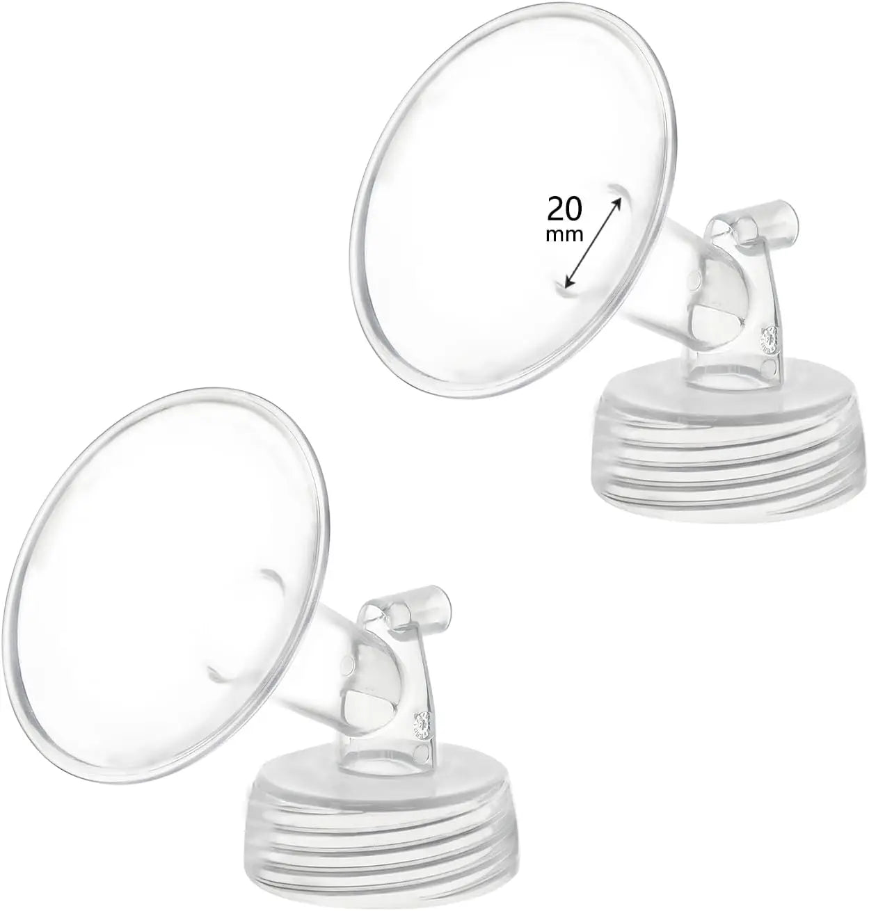 Flange Compatible with Spectra S1 S2 9 Plus Synergy Gold Breastpump Replacement to Spectra Pump Parts and Spectra Flange /Shield