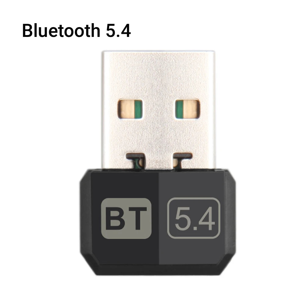 KEBIDUMEI USB Bluetooth 6.0 Adapter Bluetooth 5.4 Dongle for PC Win 11/10/8.1 Bluetooth Receiver&Transmitter for Keyboard/Mouse