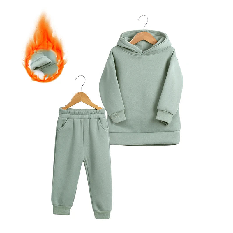 New Arrival Sport Suit for Boys Clothing Set Casual Warm Hoodie Long Sleeve Tops Pant Clothes For Kids Outfits Tracksuit 2 Pcs