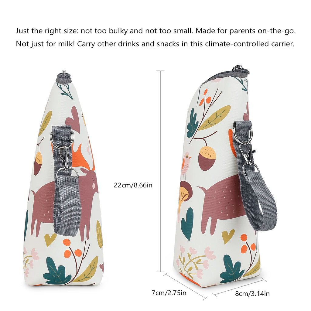 Travel Accessories Milk Bottle Pouch Insulated Baby Bag Feeding Bags Stroller Oxford Cloth Thermal Maternity