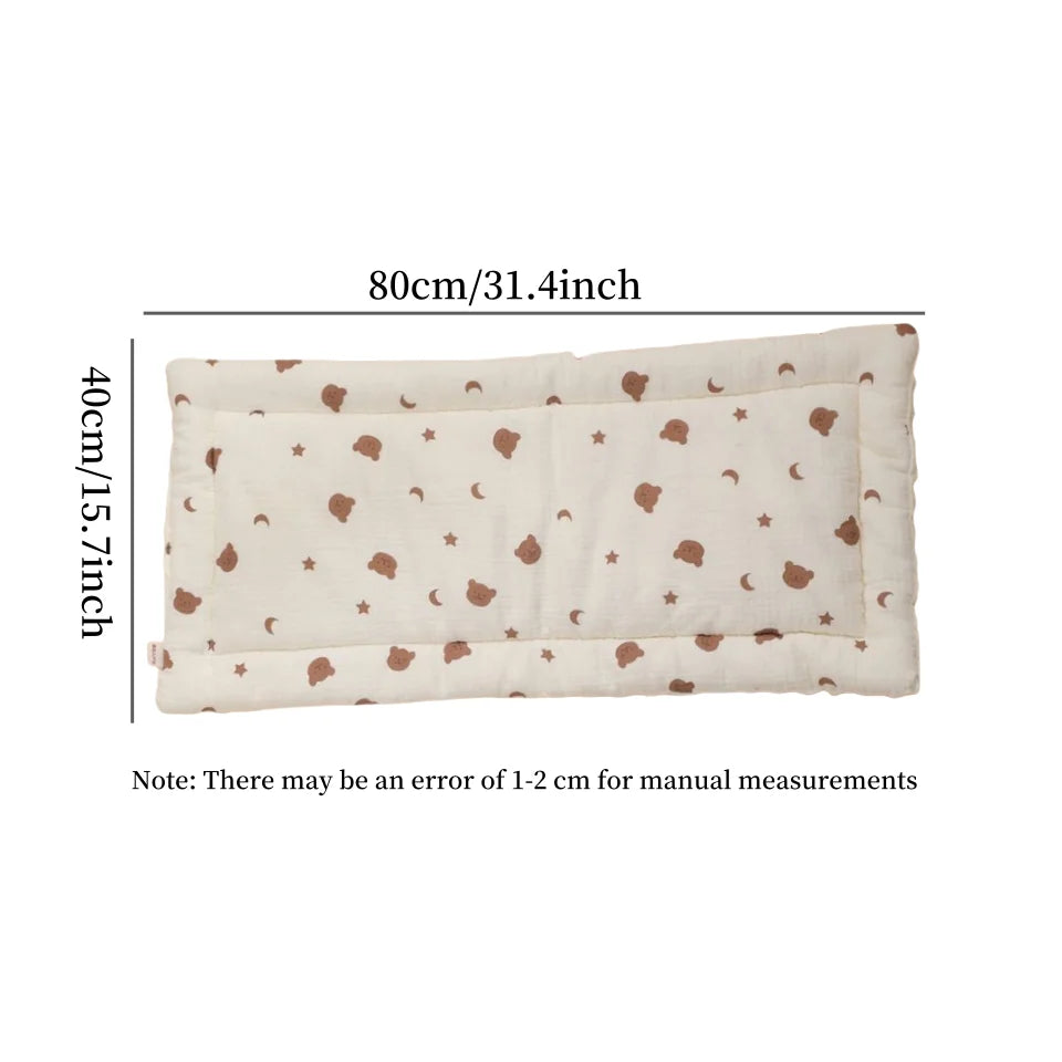 Stroller mat crib beanie down comfort mat gauze mattress padded padded baby mattress child quilt cotton mattress