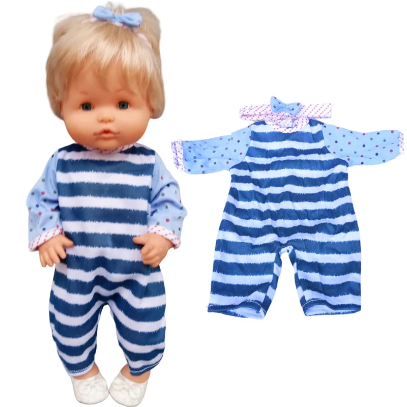 for 16" Nenuco Doll Winter Vest Coat Pants Hat Shoes Ropa Y Su Hermanita 40cm Baby Dolls Clothes Children Gift Toys Girl's Gifts