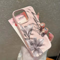 Lily Forever Young Camera Protection Silicone Case For Iphone 17 16 Plus 15 14 13 12 11 Pro Max Full Edge Shockproof Cover