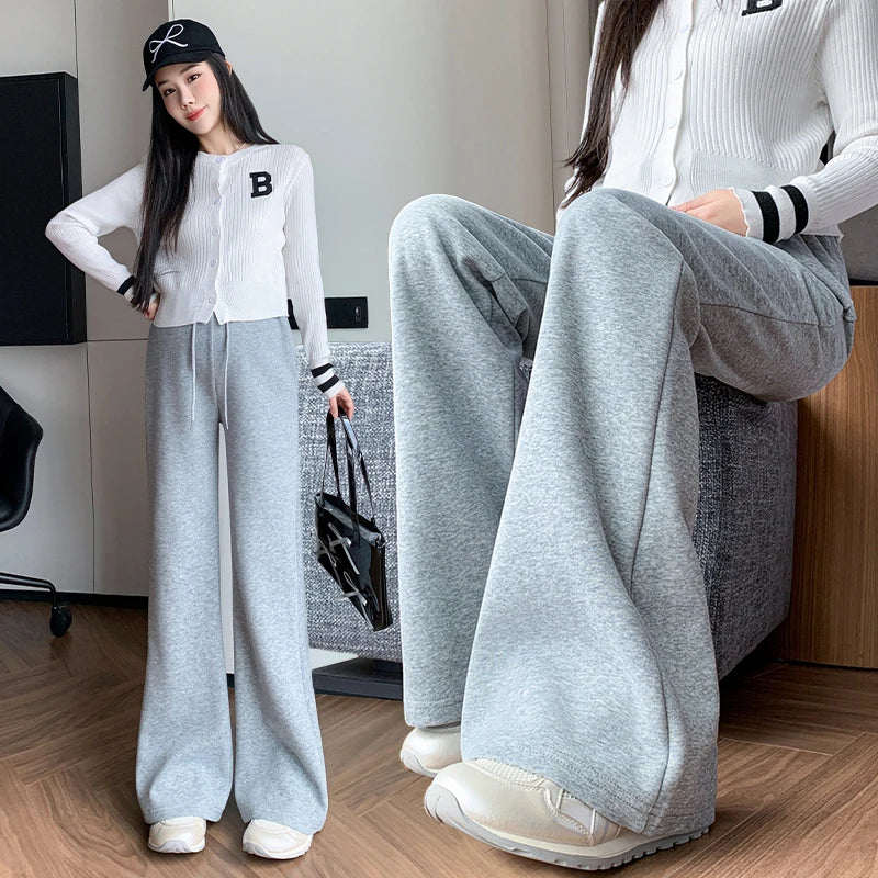 M-4XL Pregnant Women Cotton Fleece Radish Pants Autumn Ankle-length Maternity Corduroy Trousers High Waist Pregnancy Sweatpants