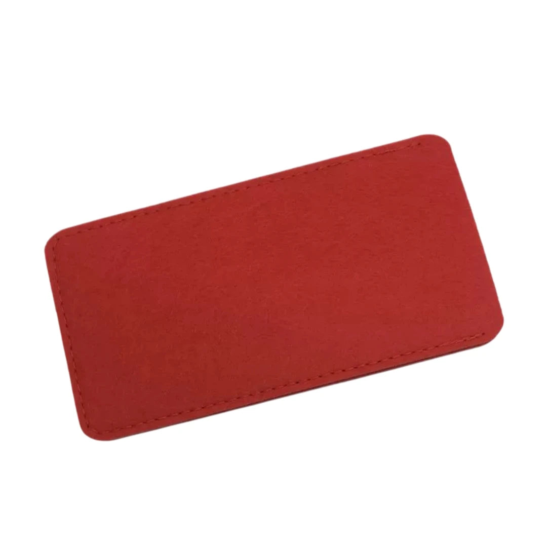 1 piece of soft felt cloth glasses bag, portable sunglasses presbyopia glasses, glasses protection glasses jewelry