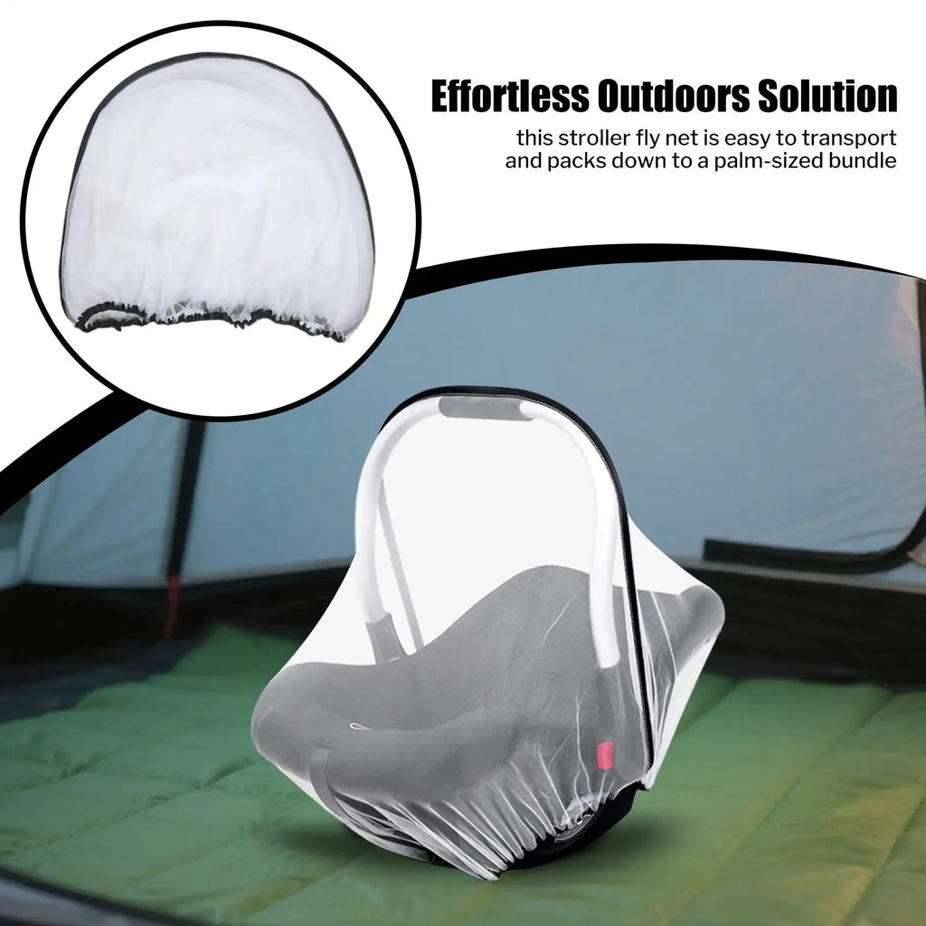 Baby Stroller Basket Mosquito Net Newborn Breathable Mesh Net for Cart Insect Netting Carrier Car Seat Carriage Cradles Cover