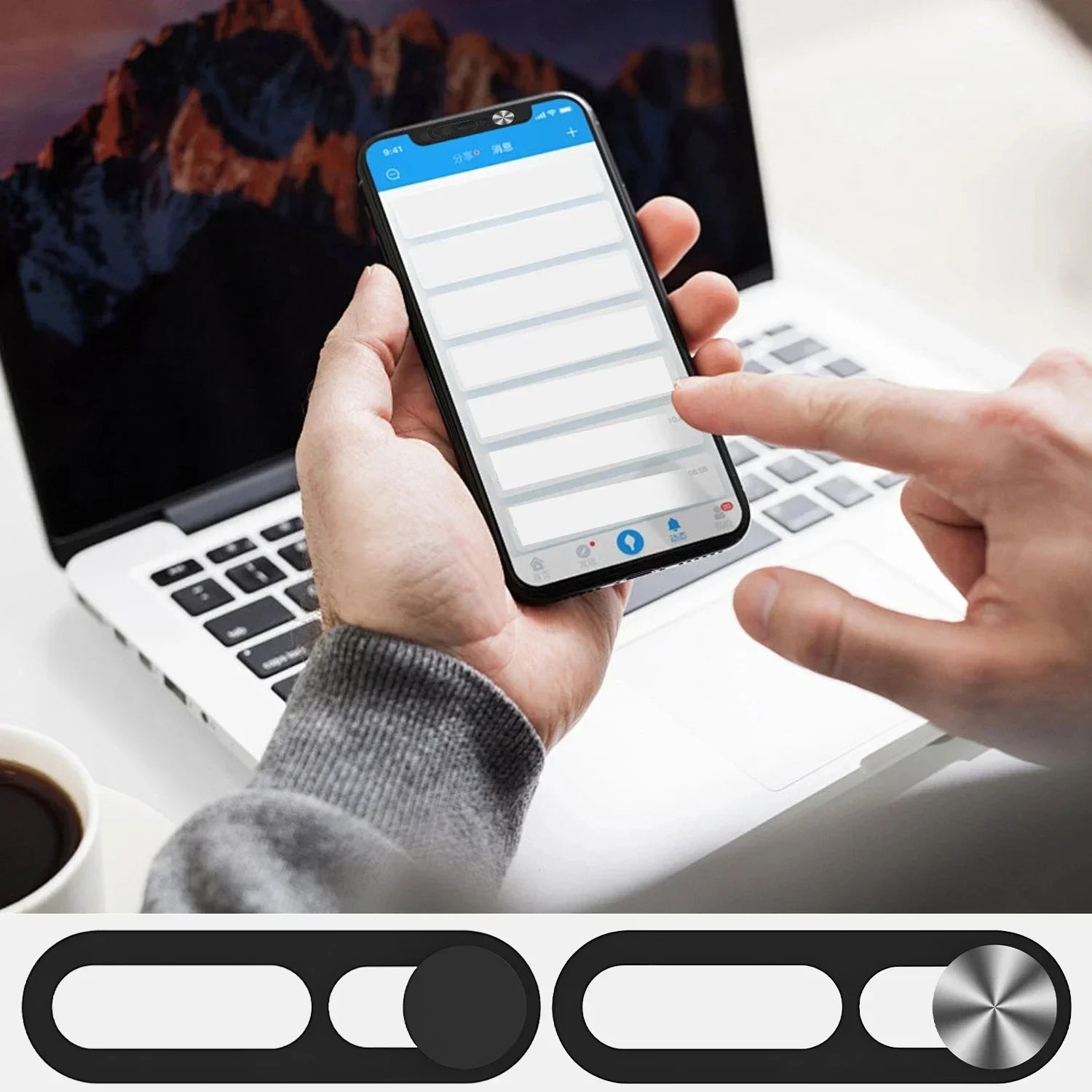 Webcam Cover Protector Privacy Webcam Cover Slide for IPhone 16 Pro Max 16/15/14Pro/Pro MAX  Ultra-Thin Camera Security Covers