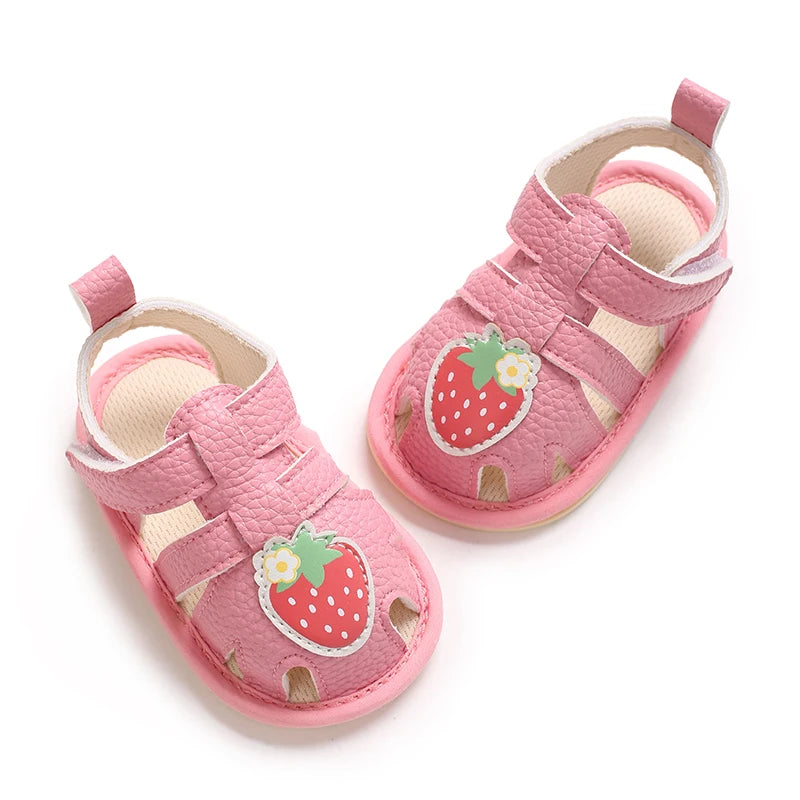 Baby Boy Cute Bear Sandals Lightweight Comfortable Indoor Outdoor First Walkers Kids Spring Summer Infant Toddler Shoes 0-18Mon