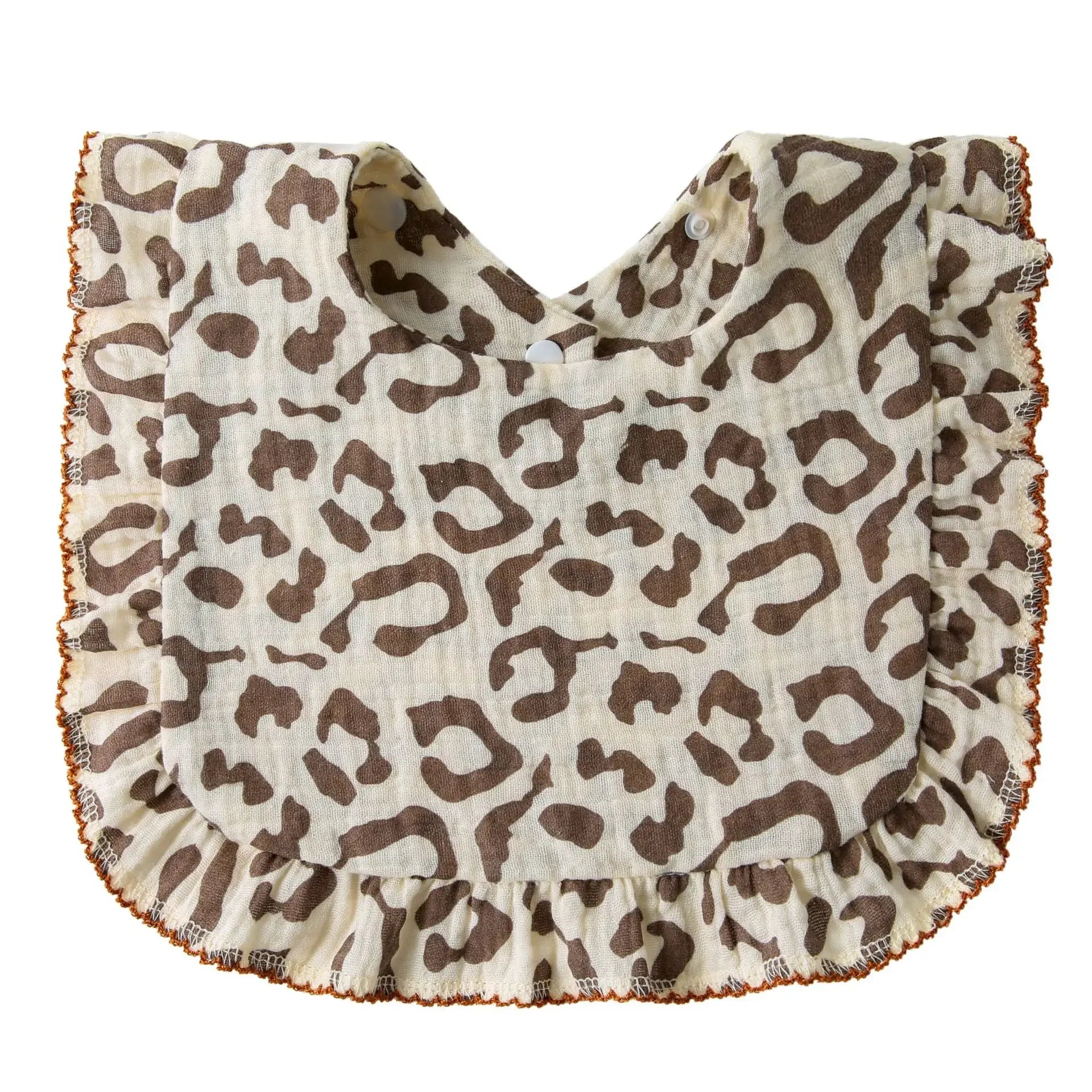 Cotton Baby Bib Infant Muslin Burp Cloths Girls Feeding Bibs Drool Saliva Towel Toddler Ruffle Floral Bib Babies Accessories