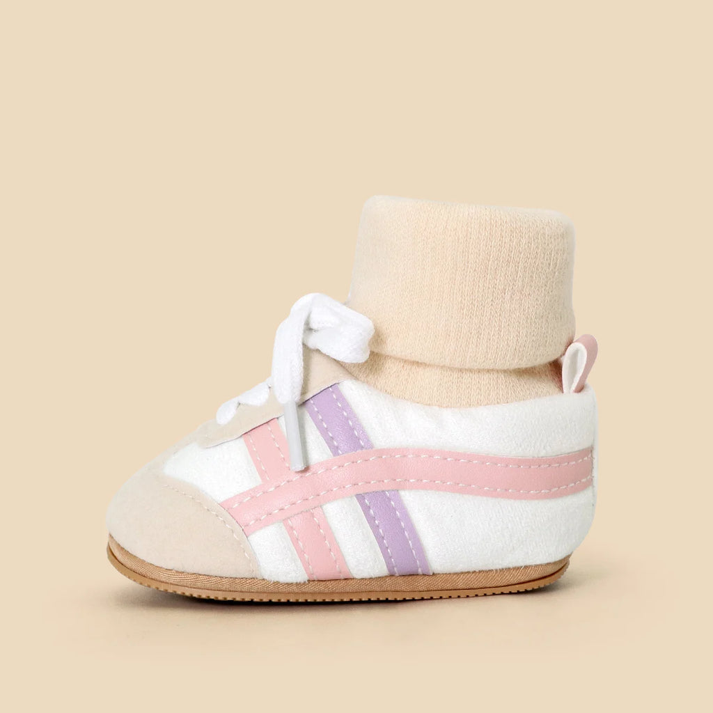 Baby Sock Shos Autumn and Winter Baby Girls Boys Ankle-covered Style 0-1 Year Old Anti Slip Fashion Design Newborn Infant Shoes