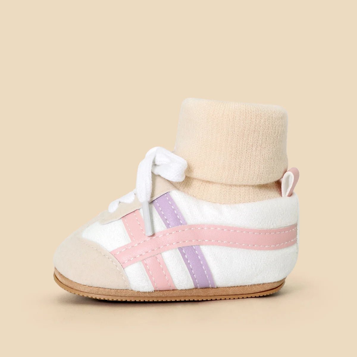 Baby Sock Shos Autumn and Winter Baby Girls Boys Ankle-covered Style 0-1 Year Old Anti Slip Fashion Design Newborn Infant Shoes