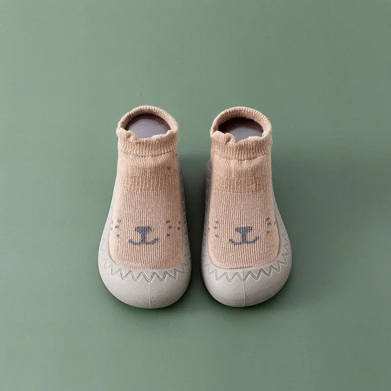 Baby Socks Shoes Infant Color Matching Cute Kids Boys Shoes Soft Soled Child Floor Socks Shoes Toddler Girls First Walkers