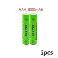100% New AAA Battery 3000 MAh Rechargeable Battery AAA 1.5 V 3000 MAh Rechargeable New Alcalinas Drummey + Charger