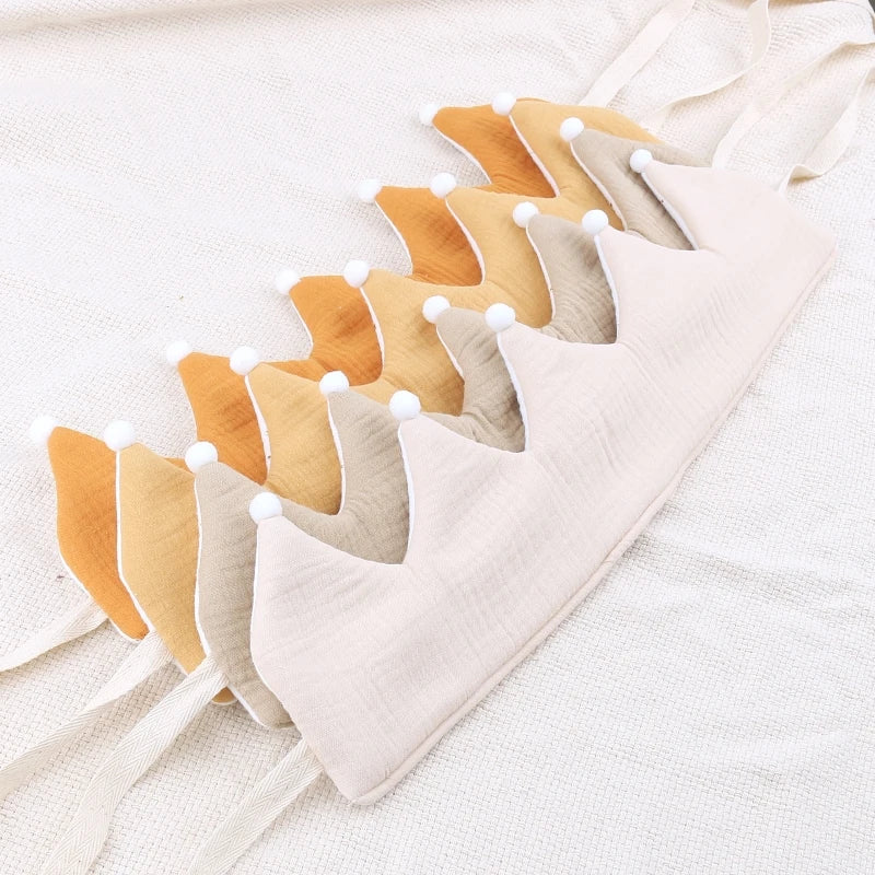 Baby Cotton Cloth Hat Cotton Newborn Headwear Infant Photography Props Headband Boys Girls Birthday Cap Gifts G99C