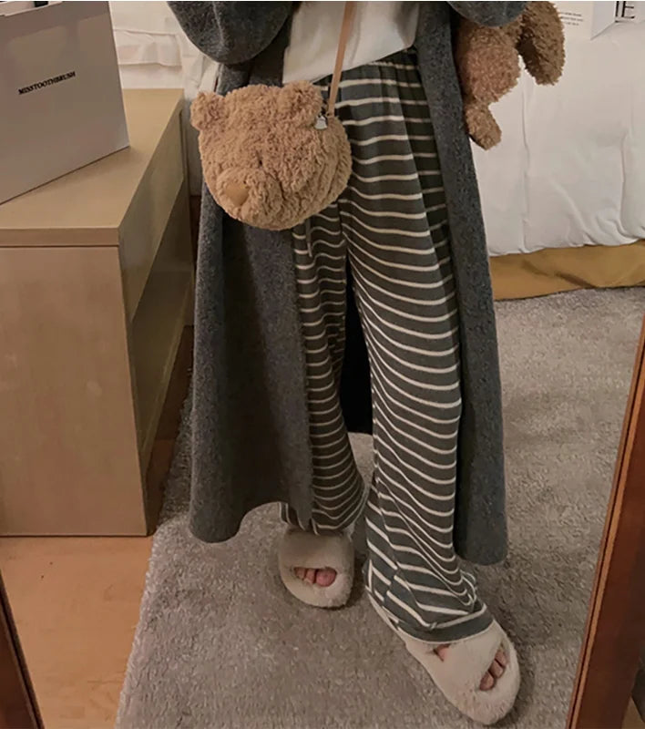 M-4XL Pregnant Women Cotton Fleece Radish Pants Autumn Ankle-length Maternity Corduroy Trousers High Waist Pregnancy Sweatpants