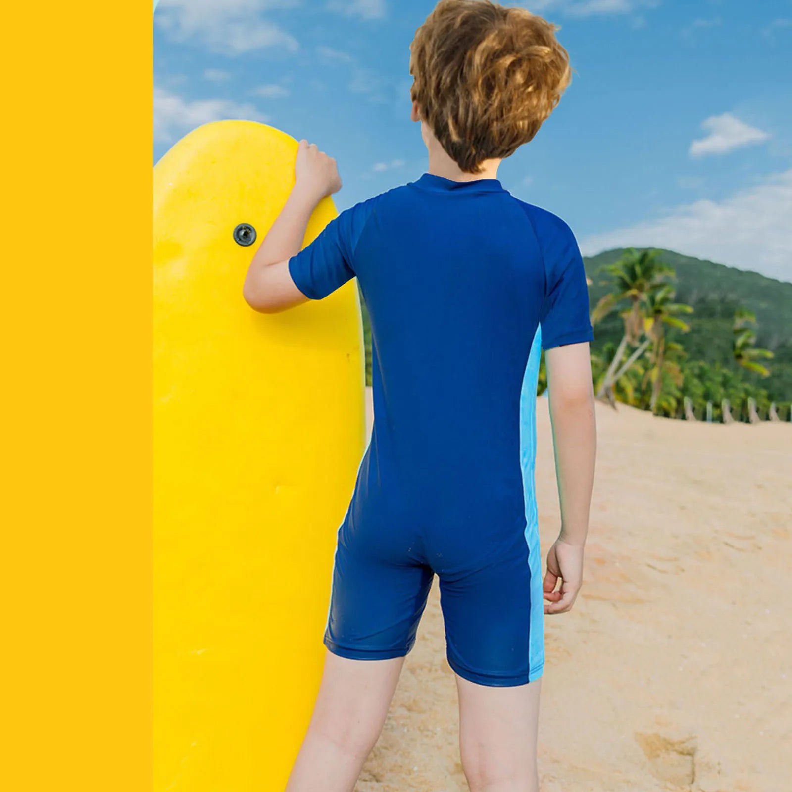 Girls And Boys 1 Piece Swimsuit Kid Water Sport Short Swimsuit Bathing Suits Boys Swimming Set 4t
