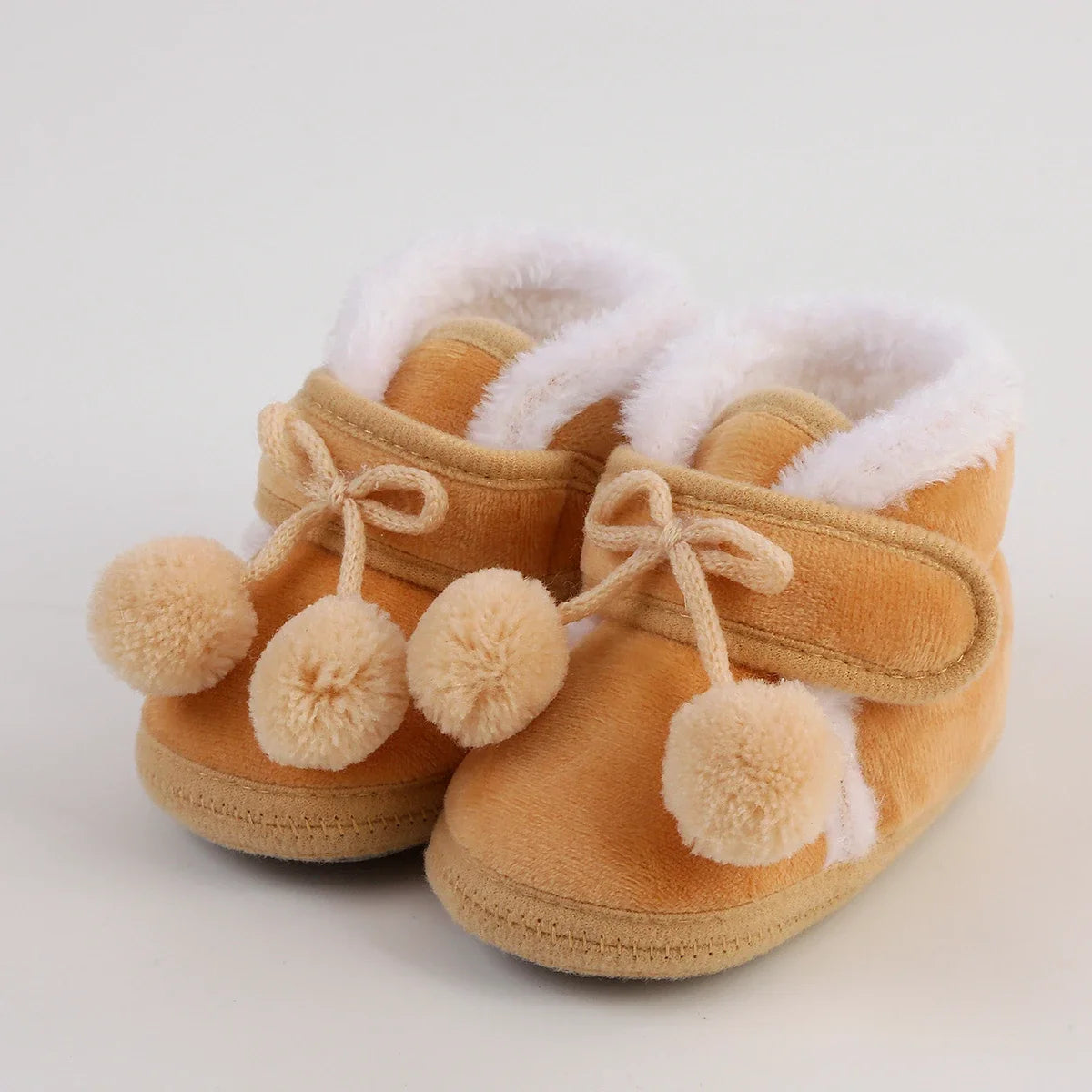 Winter Warm Newborn Booties Baby Socks Shoes Girl Cute Toddler Prewalkers Soft Anti-slip Infant Newborn Crib Crawl Boys Shoes