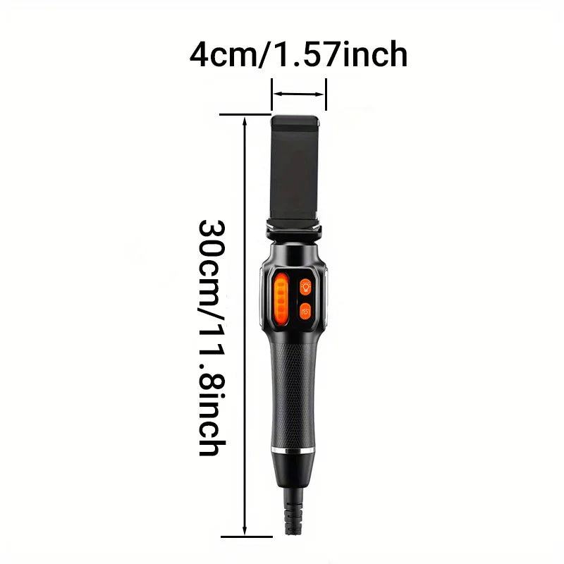 Two-Way Steering Articulating Borescope 1080P HD Endoscope Inspection Camera with Steerable Probe for Engine Pipeline Automotive Repair Pipe Sewer Drain Wholesale